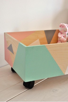 Χειροποίητο Ξύλινο Κουτί - Παιχνίδι Little Wagon