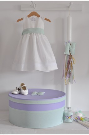 Πακέτο Βάπτισης για κορίτσι Personalized Μονόγραμμα