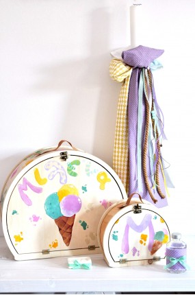 Πακέτο Βάπτισης για κορίτσι Ice - cream