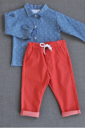 Χειροποίητο Σύνολο Βάφτισης Boy in Red