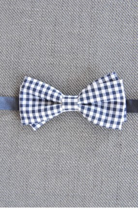 Παπιγιόν Petite Carreaux in blue