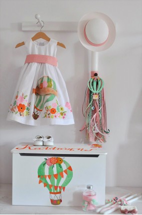 Πακέτο Βάπτισης για κορίτσι ΑΕΡΟΣΤΑΤΟ