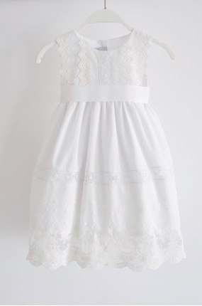 Χειροποίητο Φόρεμα Βάφτισης Charlotte