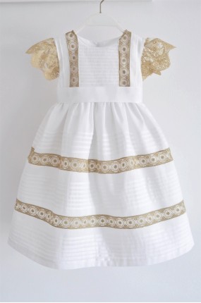 Χειροποίητο Φόρεμα Βάφτισης Chloe
