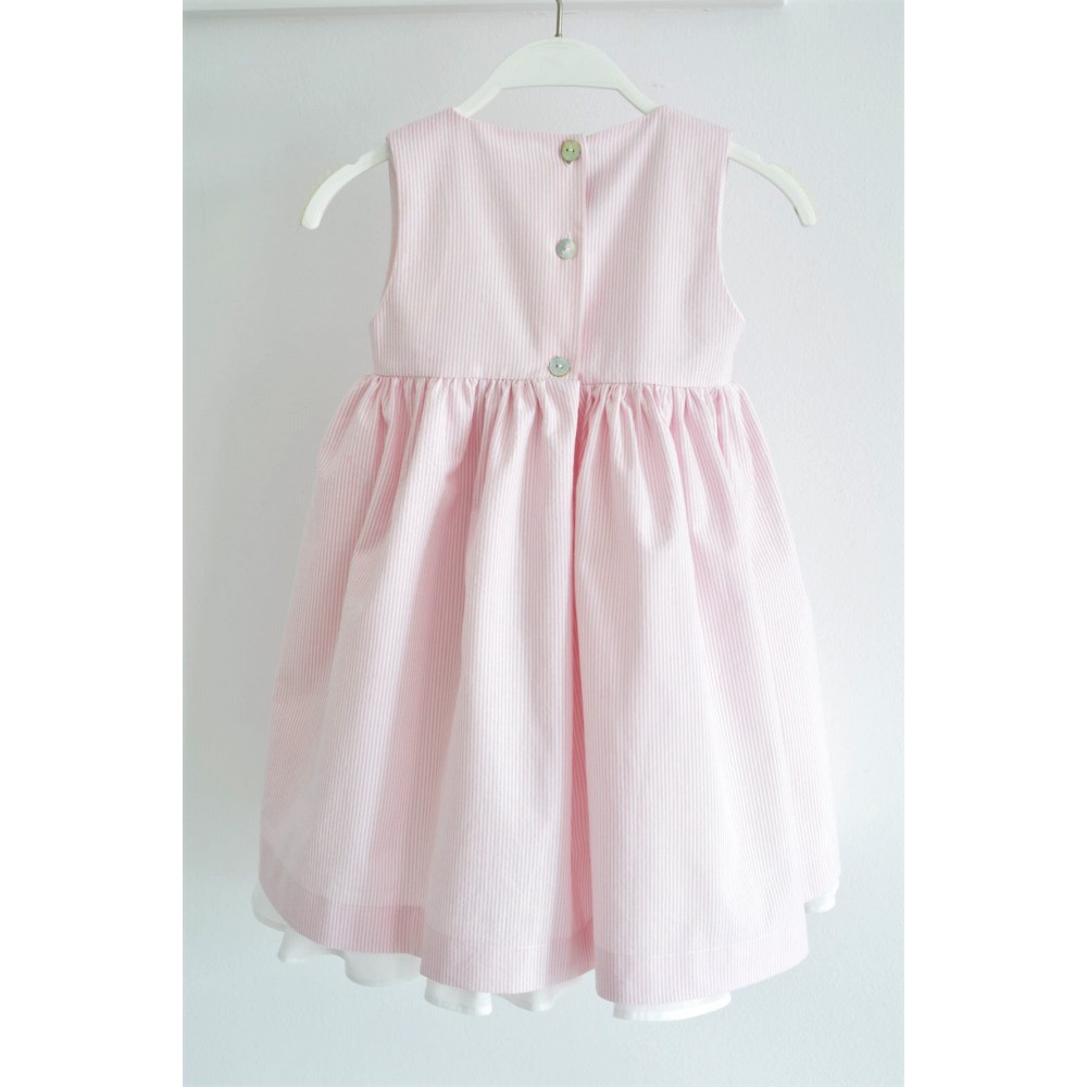 Χειροποίητο Φόρεμα Striped in Pink Χειροποίητο Φόρεμα Striped in Pink