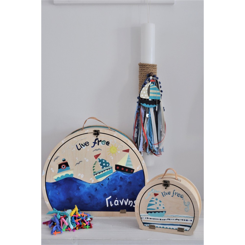 TWIST Λαμπάδα Βάφτισης Καράβι TWIST Λαμπάδα Βάφτισης Καράβι