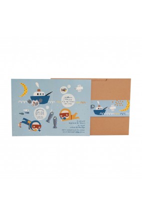 Προσκλητήριο Βάφτισης Βυθός με Δύτες