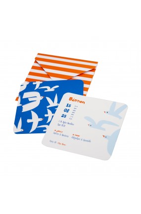 Προσκλητήριο Βάφτισης Γλάροι