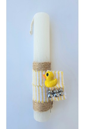 Πασχαλινή Λαμπάδα με Pins "Duck Family"