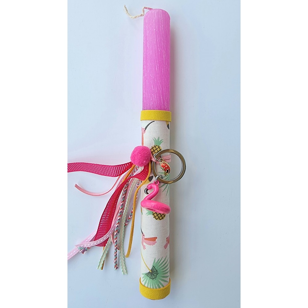 Πασχαλινή Λαμπάδα Μπρελόκ "Poolfloat Flamingo" Πασχαλινή Λαμπάδα Μπρελόκ "Poolfloat Flamingo"