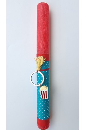 Πασχαλινή Λαμπάδα Μπρελόκ "Pop Corn"