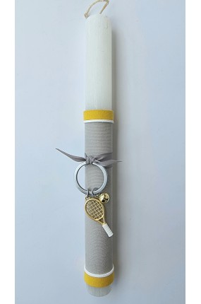 Πασχαλινή Λαμπάδα Μπρελόκ "Tennis"