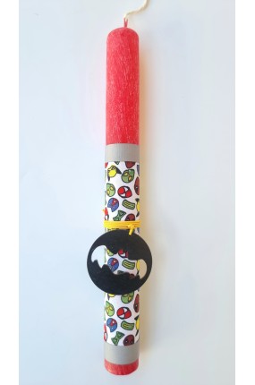 Χειροποίητη Πασχαλινή Λαμπάδα Batman