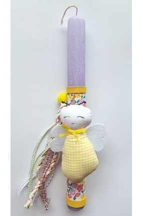 Χειροποίητη Πασχαλινή Λαμπάδα Μελισσούλα