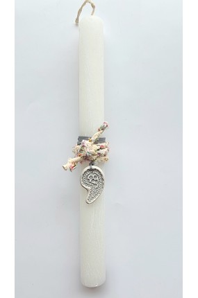 Χειροποίητη Πασχαλινή Λαμπάδα κολιέ Boho