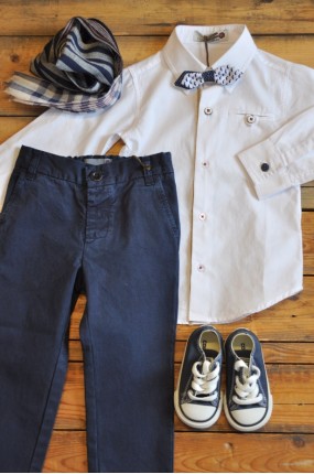 Σύνολο Βάπτισης The Hitchhiker Boy in Dolphin Bowties