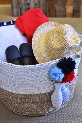 Κουτί Βάπτισης Handmade Basket #2