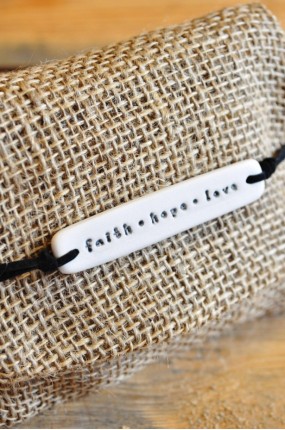 Μπομπονιέρα HOPE FAITH LOVE