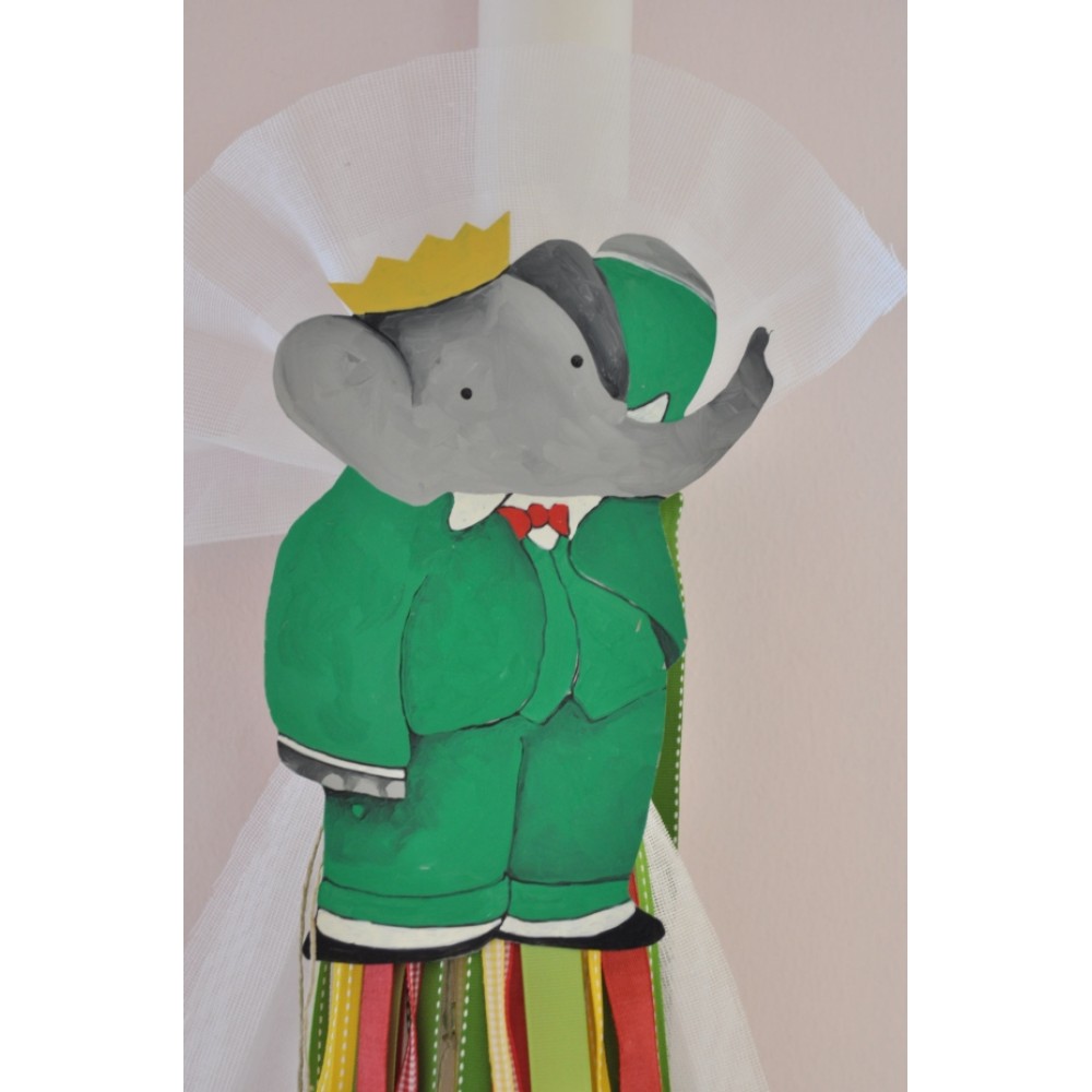 Handpainted Λαμπάδα Βάφτισης Handpainted Λαμπάδα Βάφτισης