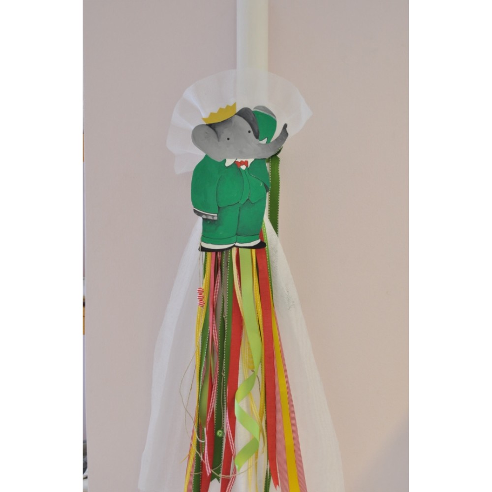 Handpainted Λαμπάδα Βάφτισης Handpainted Λαμπάδα Βάφτισης