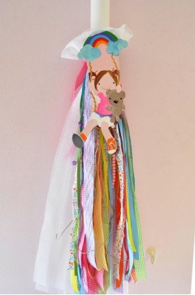 Handpainted Λαμπάδα Βάφτισης