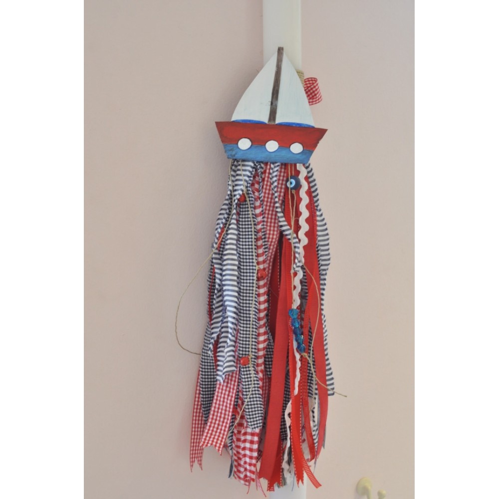 Handpainted Λαμπάδα Βάφτισης Handpainted Λαμπάδα Βάφτισης