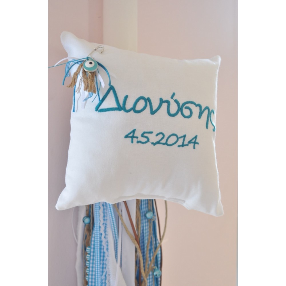 Name Pillow Λαμπάδα Βάφτισης Name Pillow Λαμπάδα Βάφτισης