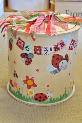 Handpainted Κουτί Βάφτισης