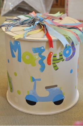 Handpainted Κουτί Βάφτισης