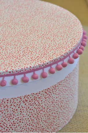 Υφασμάτινη Καπελιέρα Κουτί Βάπτισης