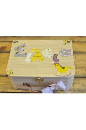 Κουτί για Μαρτυρικά Χειροποίητο Christening Box 